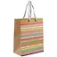 Подарочный пакет «Полоски на крафте», А5 — 251401 — 1