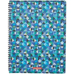 Папка 20ф А4 "Cubes" пластик, спираль, Erich Krause