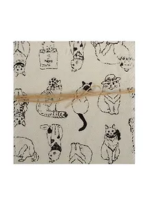 Ткань х/б , 10 см*90 см, коты (в пакете) (11-00530-35)