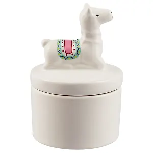 Шкатулка Лама (керамика) (12×6) (12-06882-2008)