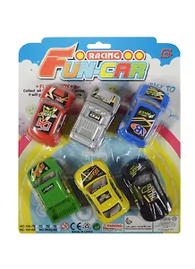 Набор машинок FUN CAR (1987-B) (11100000) (6 шт.) (микс цветов) (3+)