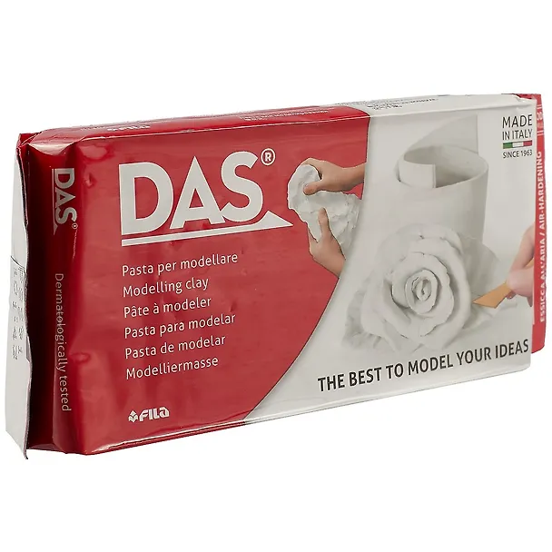 Паста для моделирования DAS, 500 грамм, белая 218763 — 2