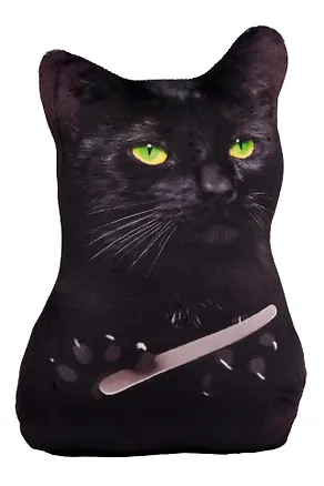 Мягкая игрушка Кот пилит ногти Мем (28см) 3150008