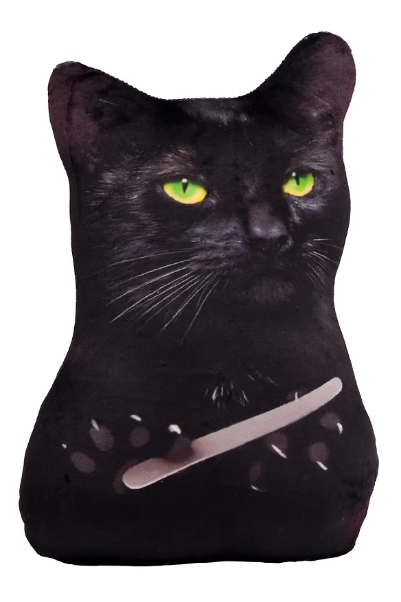 Мягкая игрушка Кот пилит ногти Мем (28см) 3150008 — 2