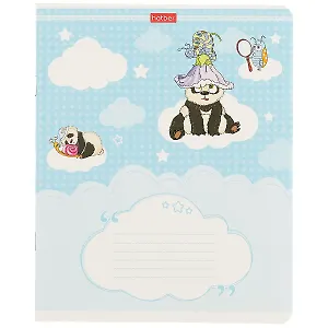 Тетрадь в клетку Hatber, "Приключения маленькой панды", 24 листа, в ассортименте