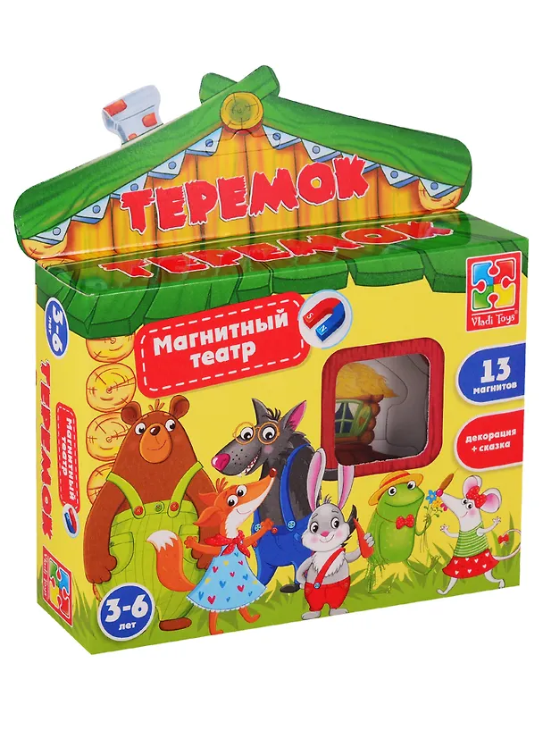 Игра Магнитный театр Теремок, Vladi Toys 2419528 — 2