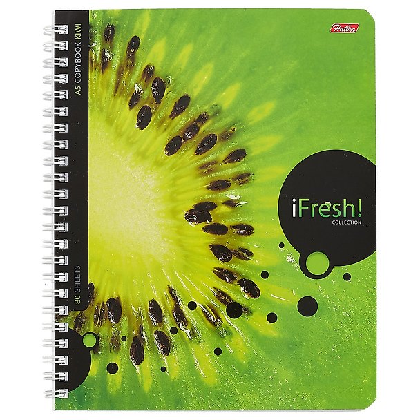 Тетрадь общая «iFRESH», 80 листов в клетку, А5, в ассортименте - Hatber 233831 — 1