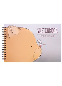 Скетчбук А5 40л "Кошки-мышки" 120г/м2, тв. обложка, евроспираль