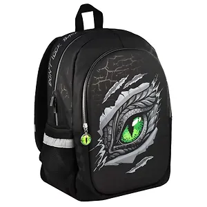 Ранец "ГЛАЗ ДРАКОНА" 1отд., 41*29,5*15см, 3D-дизайн, печать на лямках, шелкография, 3 кармана, брелок