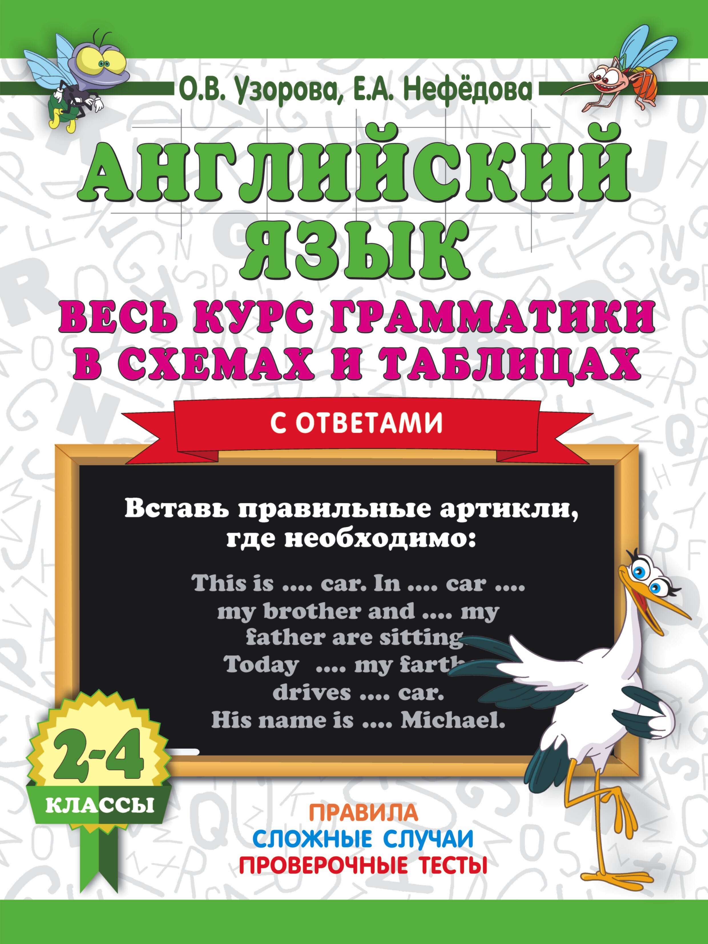 

Английский язык. Весь курс грамматики в схемах и таблицах