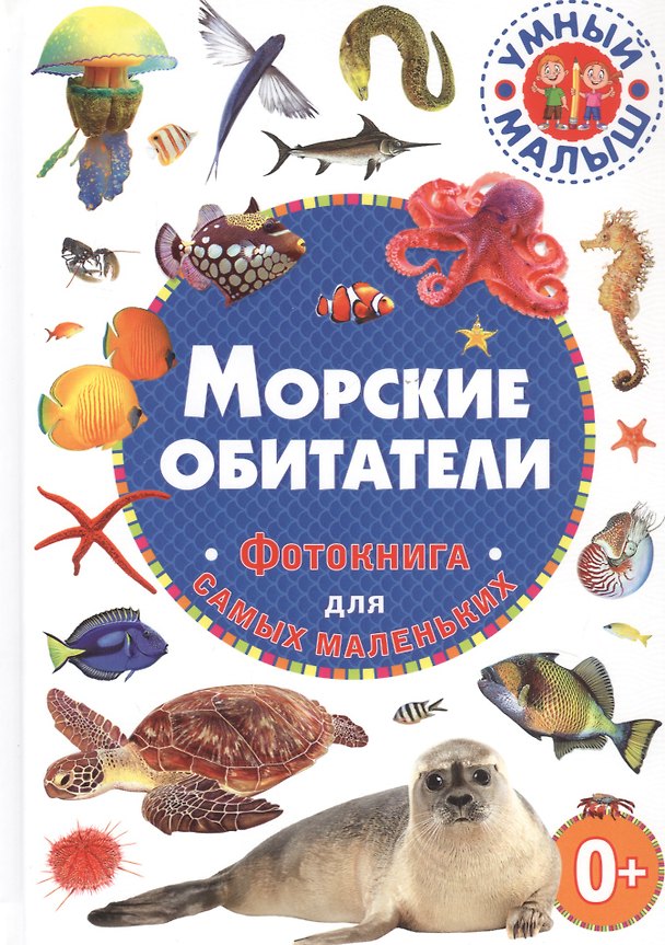 Книга Морские обитатели. Фотокнига для самых маленьких () — 1