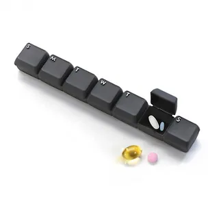 Таблетница "Неделька" черная (480360-040) 2368628