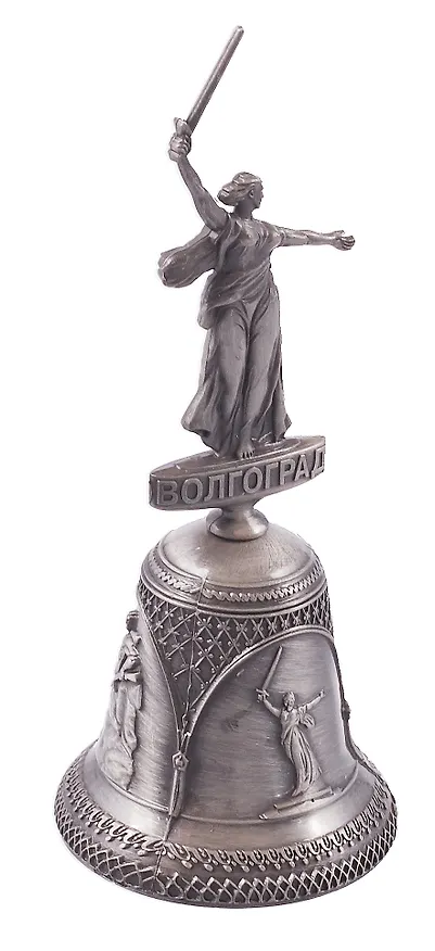 Колокол Волгоград.Родина-Мать (верх-фигурка-039 цв.ант.олово) 2955305 — 1