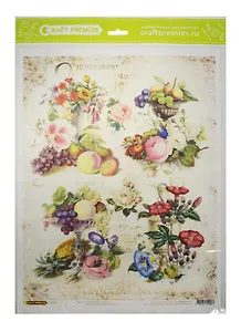 Рисовая бумага для декупажа Craft Premier Гармония (CPD0547) (А3) (25г/м) (упаковка)