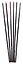 Набор свечей для торта Black Mix (разноцветные) (6шт) (15см) (12-7color-candle_23) — 3106247 — 2