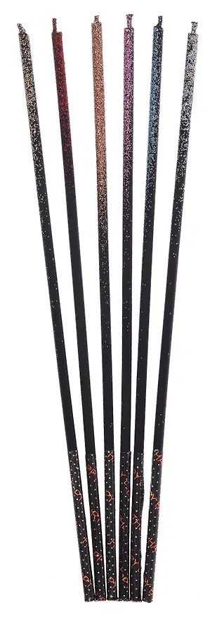 Набор свечей для торта Black Mix (разноцветные) (6шт) (15см) (12-7color-candle_23) 3106247 — 2