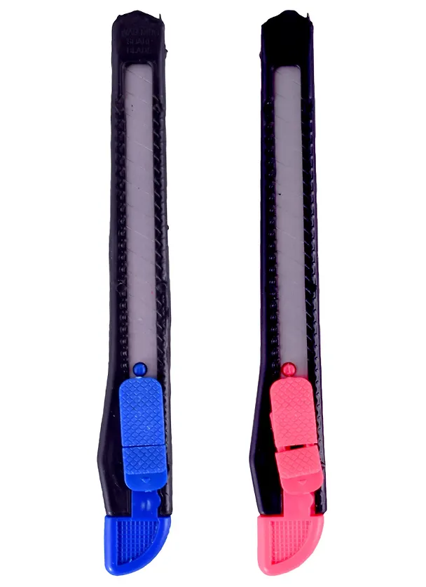 Нож канцелярский GoodMark, 9 мм, пластиковый корпус 239368 — 5