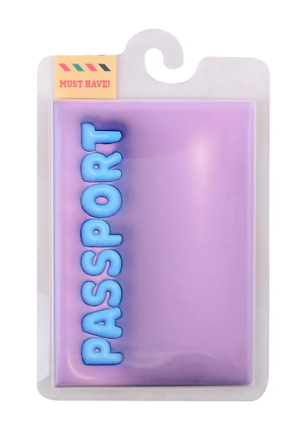 Обложка для паспорта Passport 3D (сиреневая) (ОП2024-413) 3035751 — 5