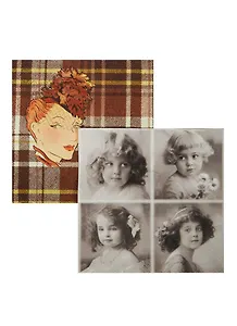 Набор салфеток для декупажа Будущие леди (80017/LU101230) (2шт) (упаковка)