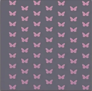 Записная книжка, Феникс+ А6+ (105*105) 160стр Бабочки твердая обложка, тиснение фольгой 43195 328699