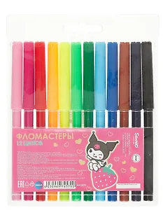 Фломастеры 12 цветов "Куроми"