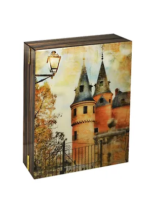 Ключница лакированная Замок (20х25х5) (6105) 2458675