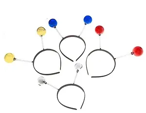 Ободок карнавальный шар 4 цвета 308850