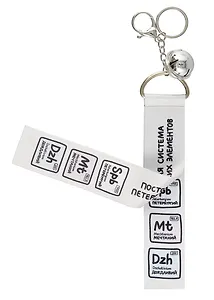 Брелок-лента СПб Постоянная система Петербургских элементов (текстиль) (12-15521-SH22)