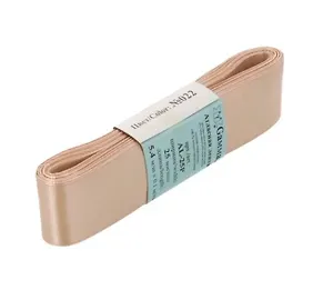 Лента атласная ТМ Gamma 25мм ( 1 ) AL-25P 5,4м №022 бежевый