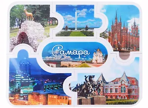 ГС Магнит плоский  95х120мм ПАЗЛ Самара № 3 (031048мпа95003)