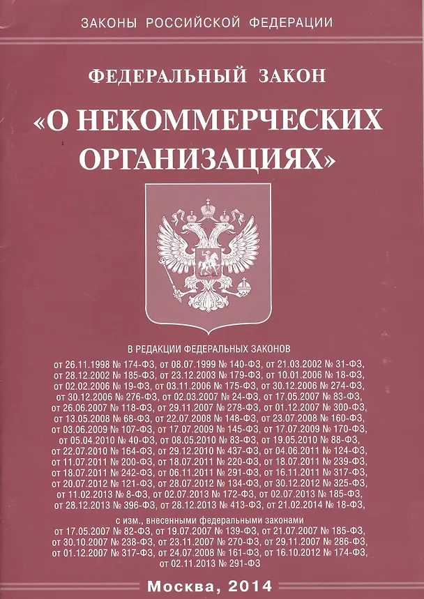 Федеральный Закон "О некоммерческих организациях". 2418329 — 2