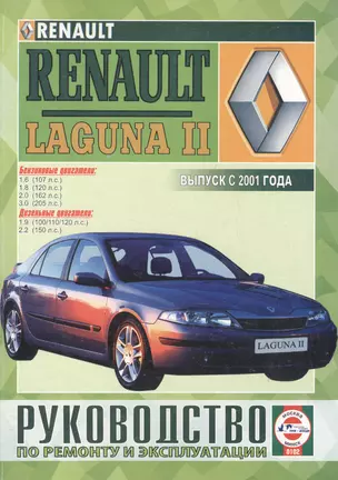 Renault Laguna 2 Руководство по ремонту… Вып. с 2001 г. б/д дв. (ч/б) (м) — 2586938 — 1