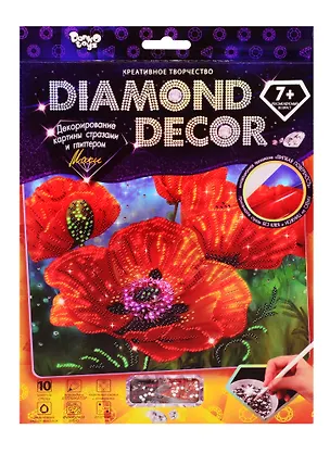 Набор для творчества ДАНКО-ТОЙС Diamond Маки 2796893