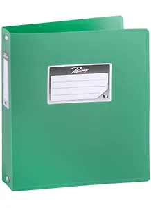 Папка 4 кольца А5 25мм, пластик 0,7мм, ассорти