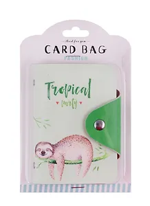 Визитница Ленивец (20 карт) (PU) (11×8) (блистер) (12-11592-ZY-17)