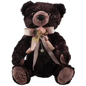 Игрушка мягкая Budi Basa, Медведь БернАрт-бордовый (металлик) BAb-100