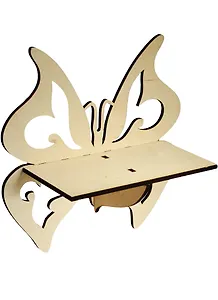 Полка Бабочка (250х248х106) (162914) (игрушка из дерева) (Полноцвет)