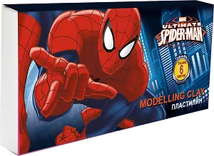 Пластилин 06цв "Spider-man" к/к, Disney