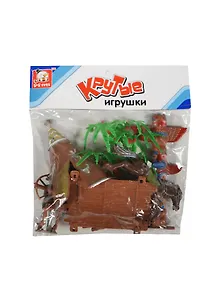 Набор солдатиков-индейцев Крутые игрушки (2875) (00688510/EK46772R) (+аксесс.) (3+) (упаковка)