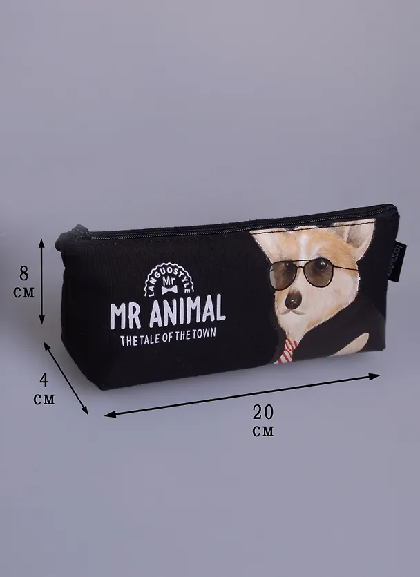Пенал на молнии Собаки Mr. Animal (ПВХ) (20х8) 2565647 — 3