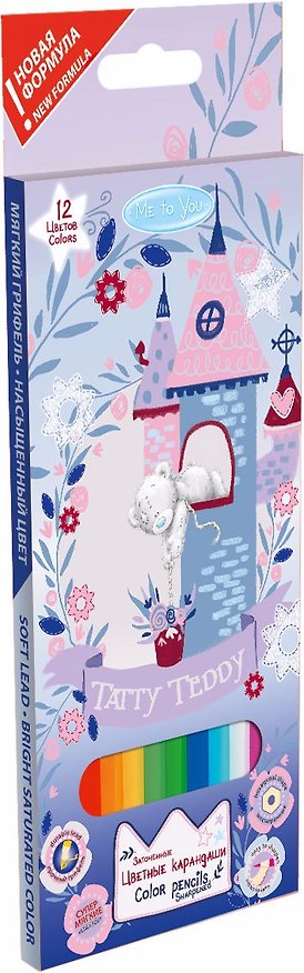 Карандаши цветные «Me to You», 12 цветов 345692 — 1