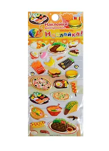 Наклейка декоративная зефирная 2 Десерты 1 (80х180) (Наклей-ка) (упаковка)