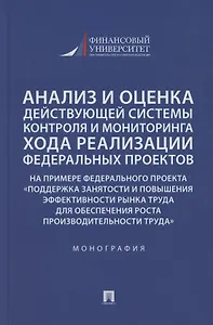 Анализ и оценка действующей системы контроля и мониторинга хода реализации федеральных проектов (на примере федерального проекта «Поддержка занятоcти и повышения эффективности рынка труда для обеспечения роста производительности труда»). Монография