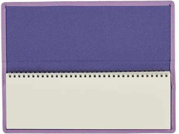 Планинг недат. 56л "Joy Book" фиалковые сны, настольный, иск.кожа 7Б, скругл.углы, съемный тонир.блок, тисн.фольгой, евроспираль, офсет 2993858 — 4