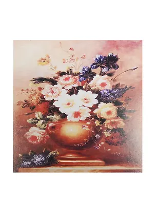 Сувенир, Картина Цветы 15*15см (дерево) в ассортименте 2546240