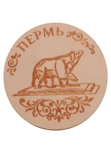 Деревянный магнит «Пермь», 5 х 5 см 1383309