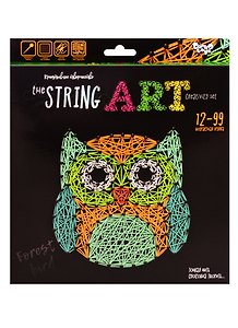 Набор для творчества ДАНКО-ТОЙС STRING ART Сова