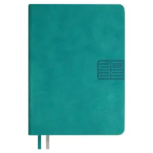 Ежедневник дат. 2025г. А6+ 176л 126х174 "Тиволи глосс" зеленый, кожзам, тв.переплет, блинт.тиснение, вырубка, офсет, ляссе