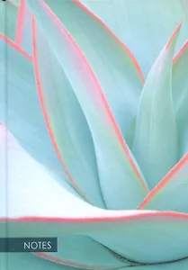 Книга для записей А5 100л кл. "Aloe" 7БЦ, ламинация soft touch