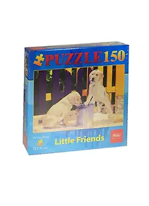 Пазлы 150 А4ф Любопытные щенки (150П34_05670) (22х33см) (3-99л.) (Hatber) (коробка)